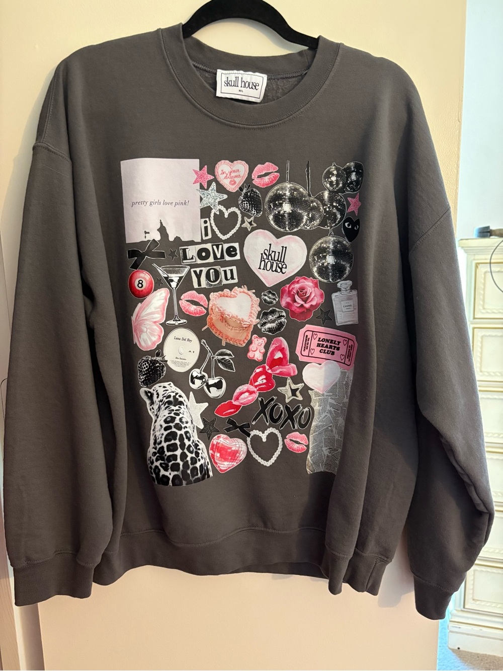 Skullhouse Graphic Pullover Sweatshirt